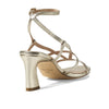 Cole Haan Women's Amber Strappy Sandal, Soft Gold LTR, 8.5