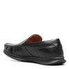 Florsheim Montigo Moc Toe Venetian Loafer Black Smooth Leather/Black Sole 8.5 M (D)