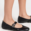 SCHUTZ Women's Calita Ballet Flat, Black, 7