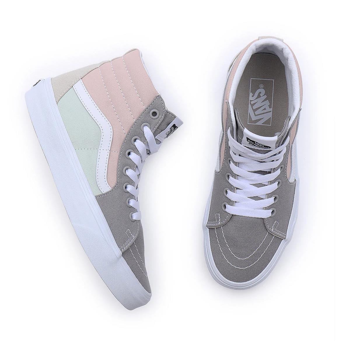 Vans Unisex Adult U Sk8-hi, Multicoloured Sea Waves Ocean Tides, 10 Women/8.5 Men