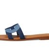 Cole Haan Womens Chrisee Sandal, Denim/Dark Denim, 7-B US