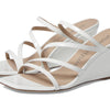 Stuart Weitzman Strapeze 85 Wedge White 10 B