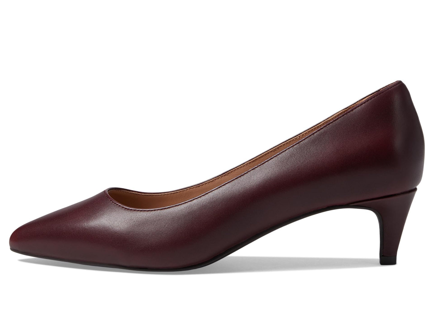 Cole Haan Women's Vandam Pump 45 mm Bloodstone Suede Waterproof 7 Medium