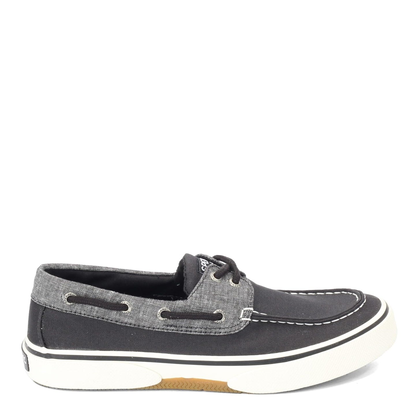Sperry Halyard 2-Eye Chambray Black 9.5