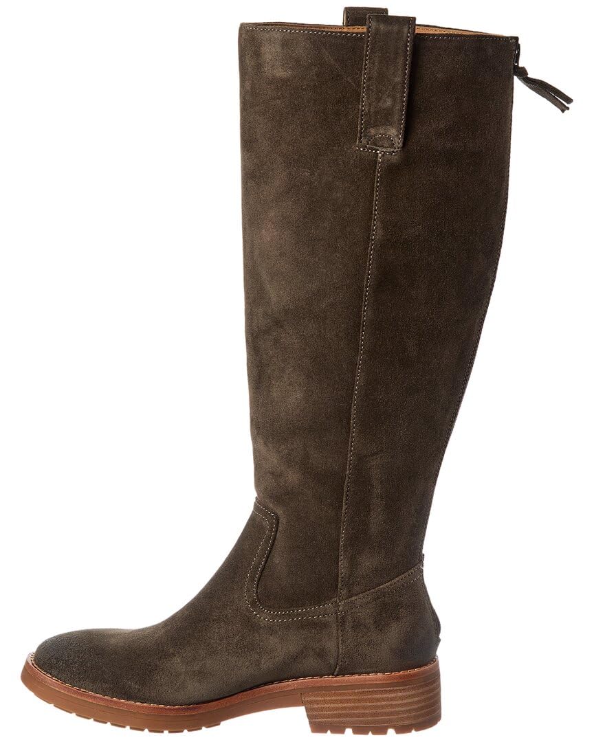 Sofft Samantha II Dark Taupe Waterproof Leather Tall Riding Boots Women's 8.5 M