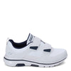 Skechers Men's Gowalk - Athletic Hook and Loop Walking Shoes | Two Strap Sneakers | Air-cooled Foam, White/Navy, 12 X-Wide