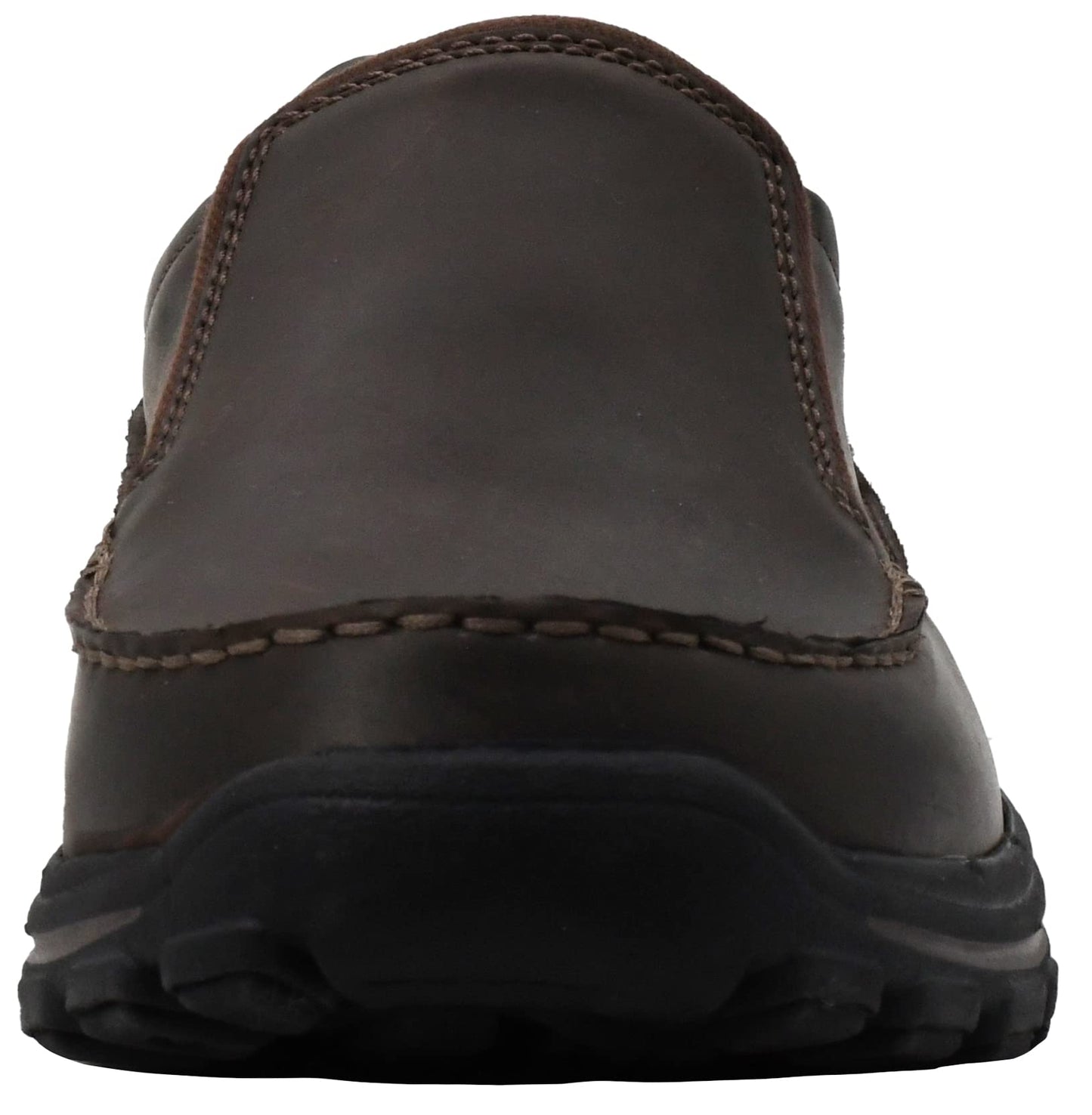 Skechers Men's Braver- Rayland Slip-On Loafer, Dark Brown, 9.5 M US
