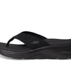 SKECHERS, Women's, Arch Fit 2.0 3-Pt Rhinestone Sandal, Black/Black, 11, Medium