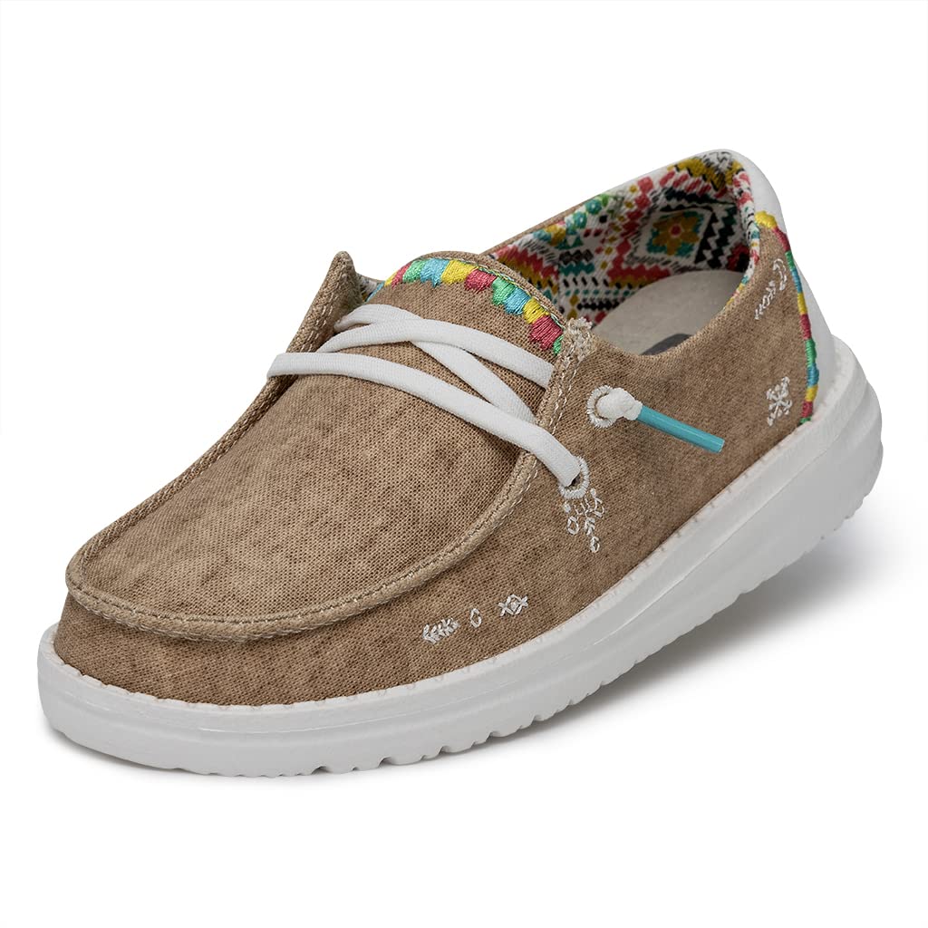 HEYDUDE Wendy Boho (Little Kid/Big Kid) Sand 12 Little Kid M