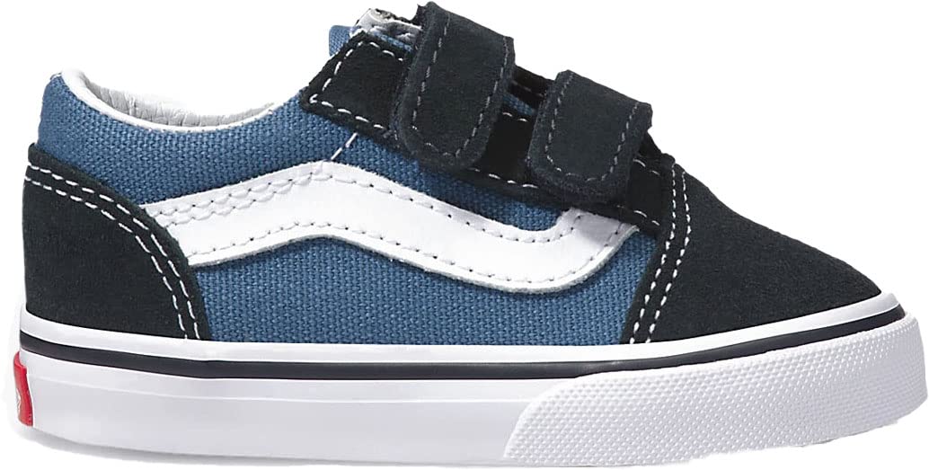 Vans Kids Unisex Old Skool V Shoes, Size 6.5, Color (NVY) Navy
