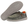 HEYDUDE Boy's Wally Youth Stretch Sage Size 6 | Boy’s Shoes | Boy's Lace Up Loafers | Comfortable & Light-Weight