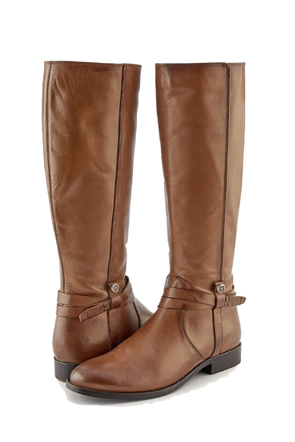 Frye Women's Melissa Belted Tall Knee High Boot, Black - 7M