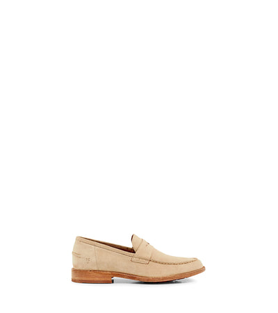 Frye Tyler Penny Men's Loafers-Shoes - Premium Leather, Comfortable Fit, Versatile Style, Durable Soles, Casual to Formal, Fog - Velour Leather - 10