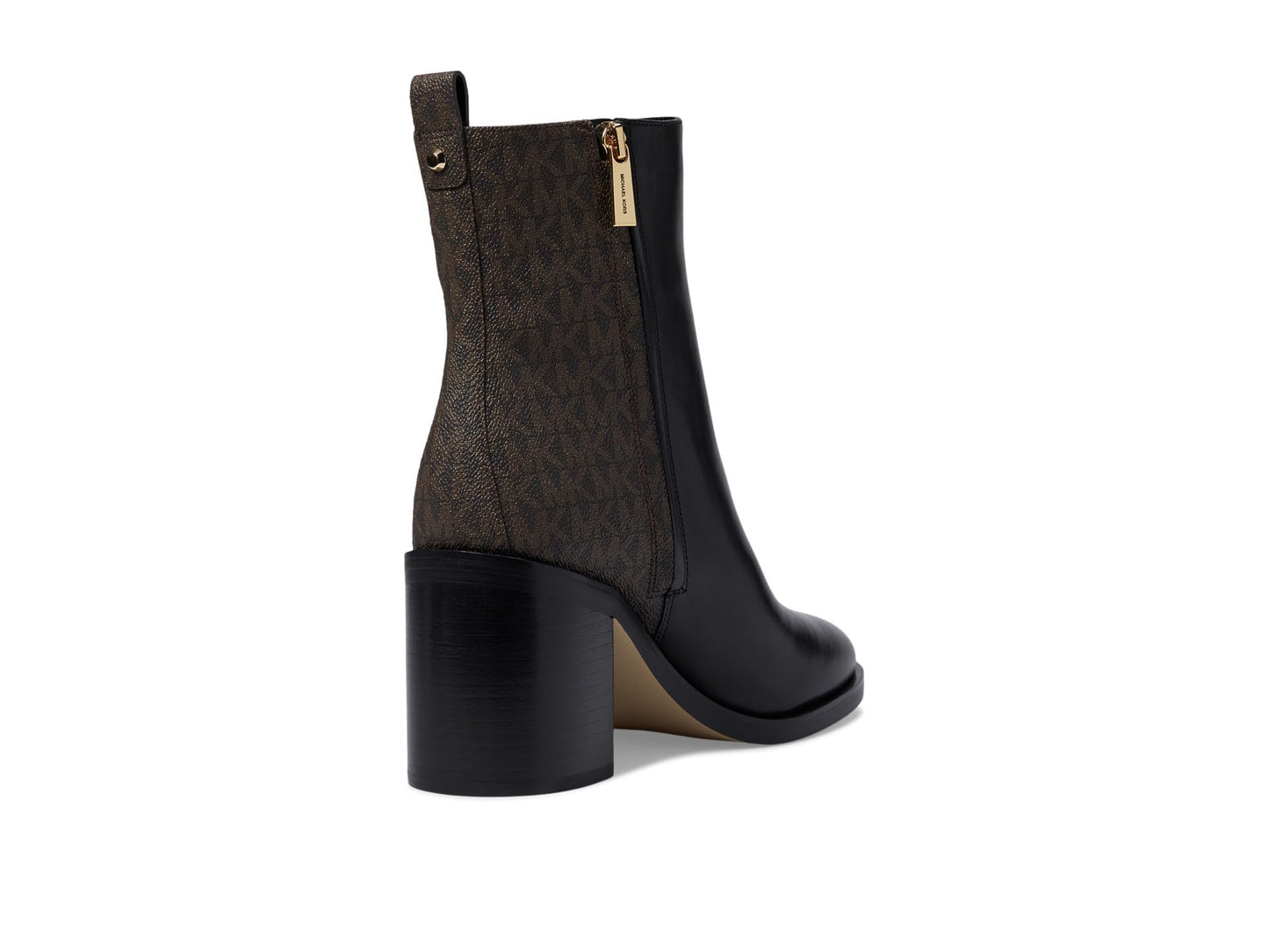 Michael Kors Regan Mid Bootie Black/Brown 9 M