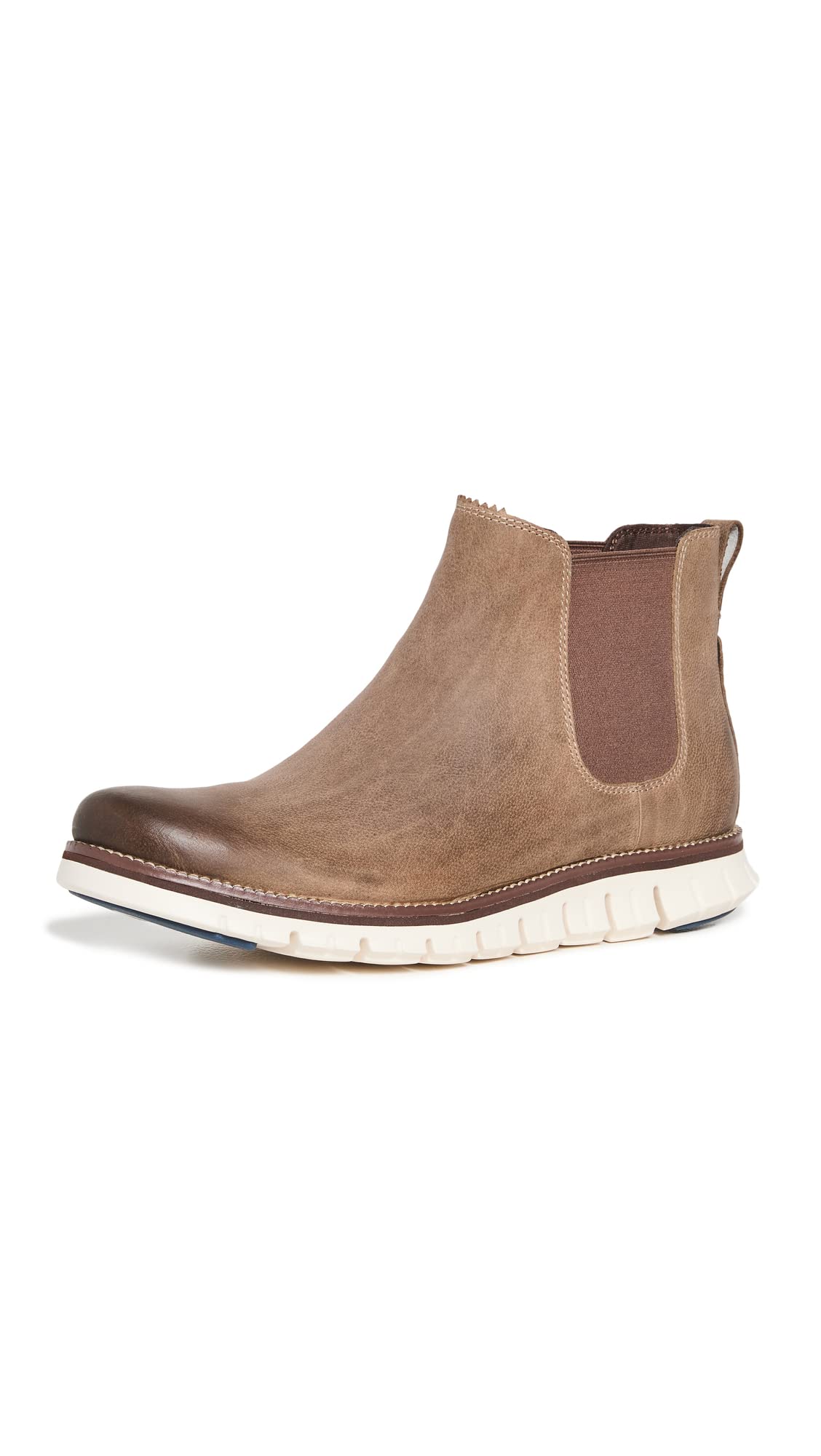Cole Haan Men's ZeroGrand Chelsea Waterproof Boots, CH BIRCH BEIGE/IVO, Tan, 11 Medium US