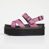 Dr. Martens Women's Voss II Quad Athena Sandals, Muted Purple, 5 US