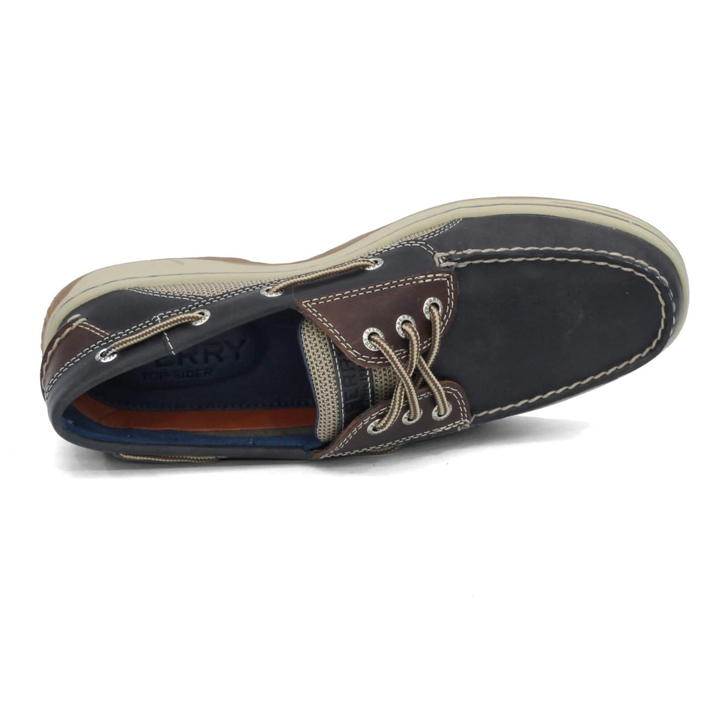 Sperry Men's Billfish 3-eye Boat Shoe Navy/Brown 8.5 M