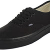 Vans Womens Authentic Canvas Lace Up Sneakers Casual Plimsolls Shoe - Black/Black - 11