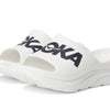 Hoka Unisex Ora Athletic Slide White/Black Men's 6, Women's 8 Medium