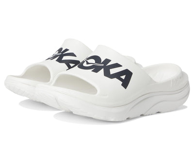 Hoka Unisex Ora Athletic Slide White/Black Men's 6, Women's 8 Medium