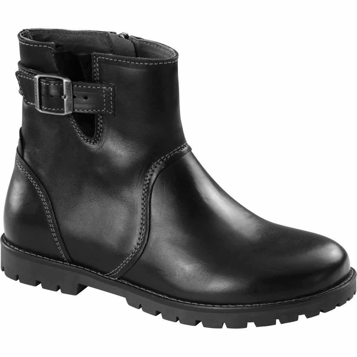 Birkenstock Stow Boots Black 37 EU (Women US 6-6.5