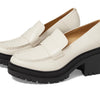 Michael Kors Rocco Heeled Loafer Light Cream 6.5 M