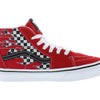 Vans - Unisex-Adult Kids Sk8-Hi Shoes, Color Racing Red, Size: 3 M US Little Kid