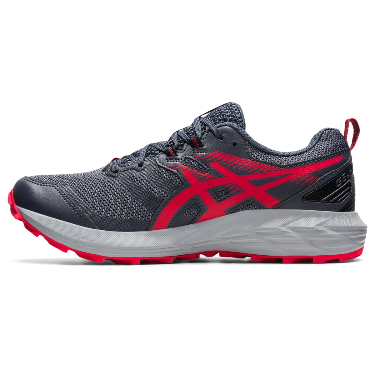ASICS Men's Gel-Sonoma 6 Running Shoes, 11, Carrier Grey/Electric RED