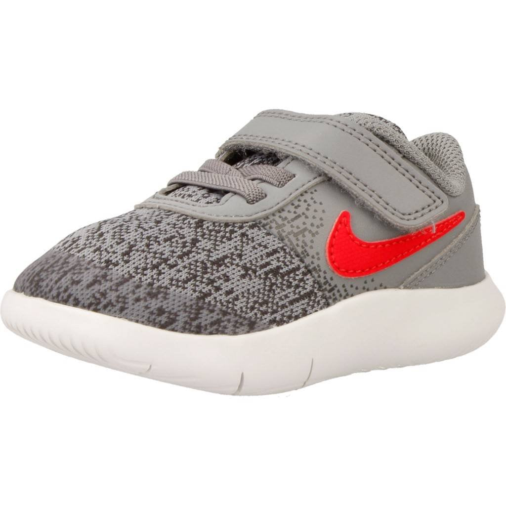 Nike Flex Contact(TDV) (Cool Grey/University Red-anthracite, 8 Toddler)