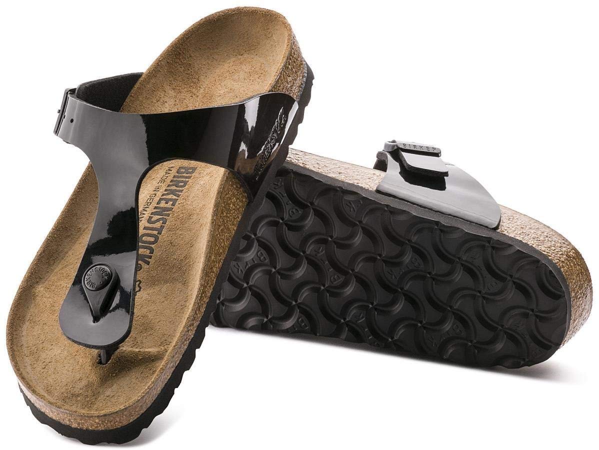 Birkenstock Girls Flip Flop Sandals, Black, 4.5 Big Kid