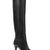 Michael Kors Womens Rosalyn Leather Peep Toe Knee High Fashion, Black, Size 11.0
