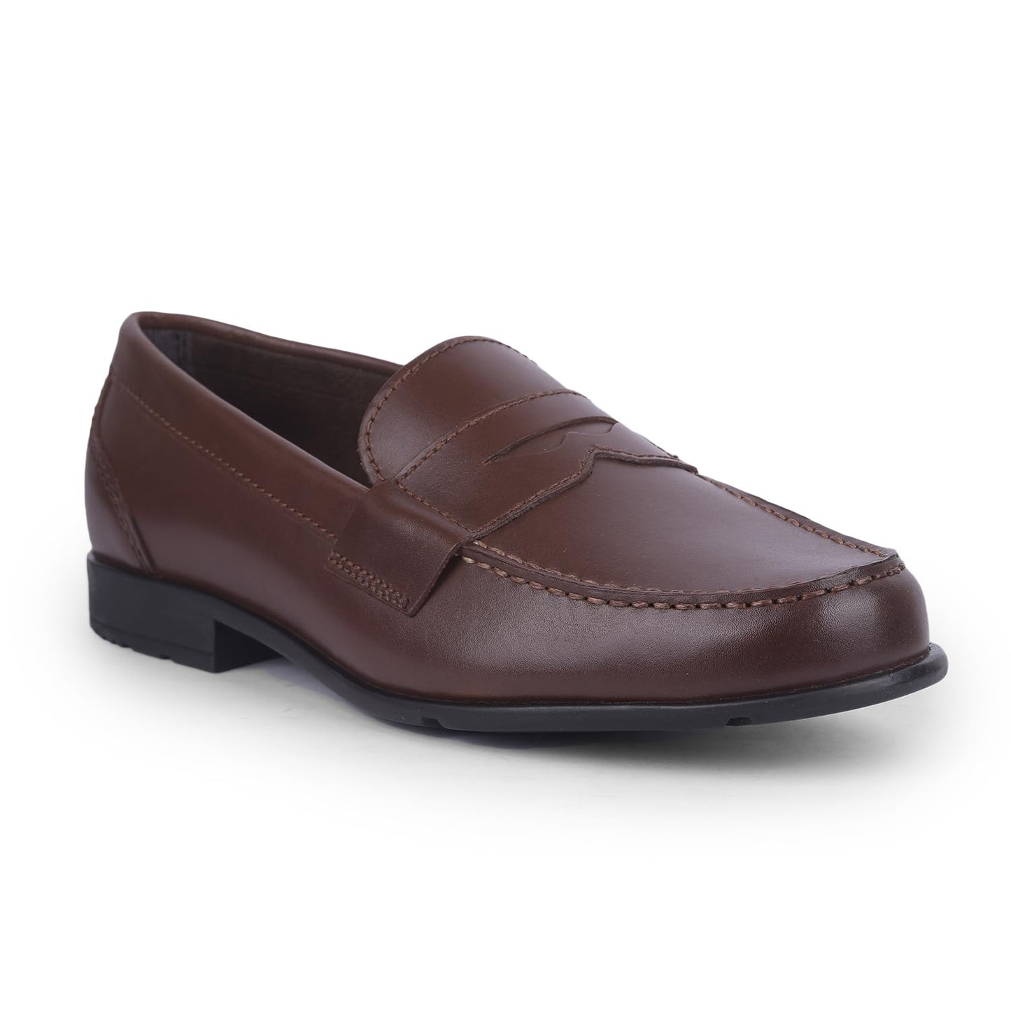 Rockport Men's Classic Penny Loafer, Dark Brown, 26.5 cm W