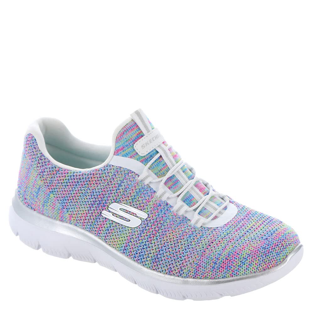 Skechers Sport SummitsForever Glowing Womens Sneaker 85 BM US WhiteMulti