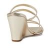 Stuart Weitzman Strapeze 85 Wedge Light Gold 9 B