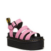 Dr. Martens Blaire Quad - Sandals for Women - Open Toe - Heel Tab - Durable Synthetic Outsole Fondant Pink UK 6 (US Women's 8) M