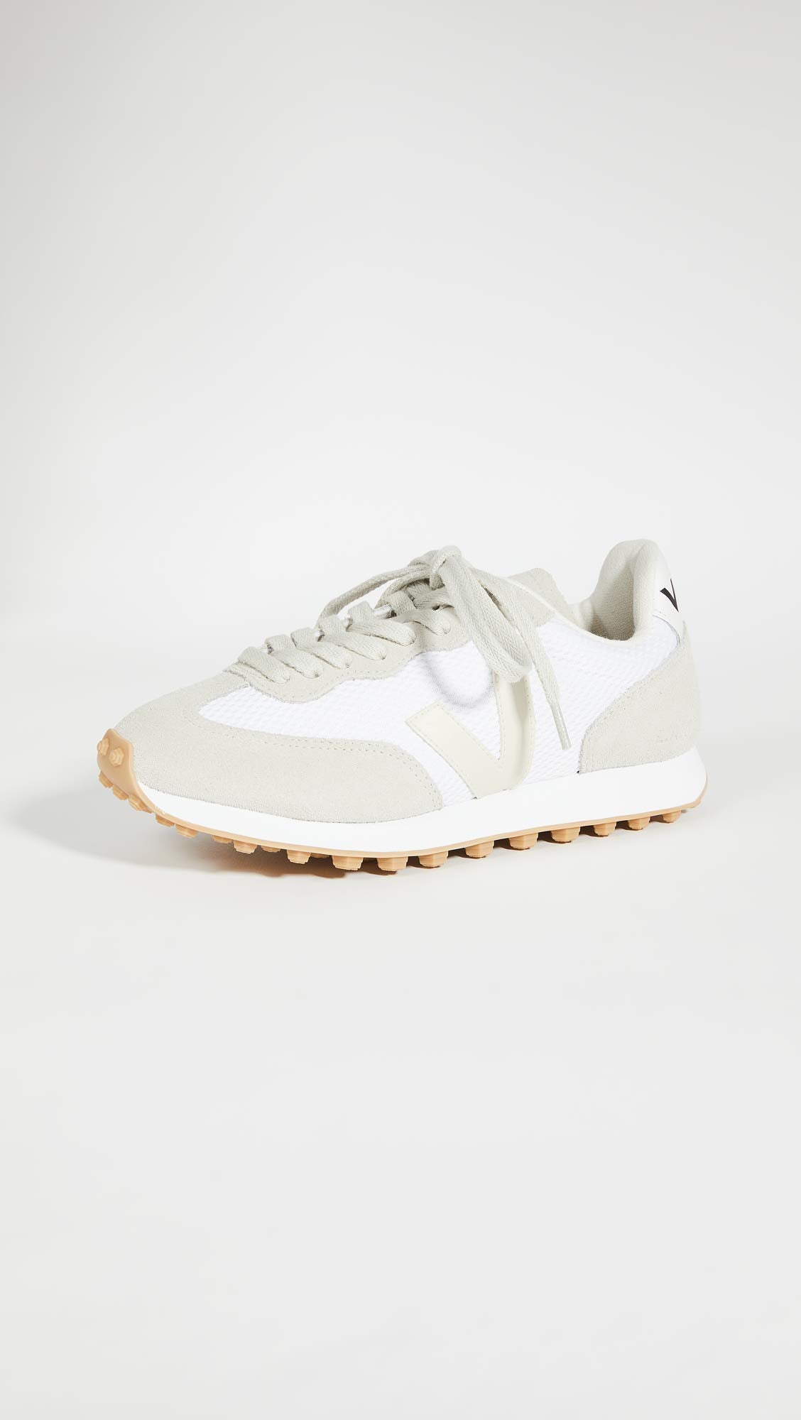 Veja Women's Rio Branco Sneakers, White/Pierre/Natural, 9 Medium US
