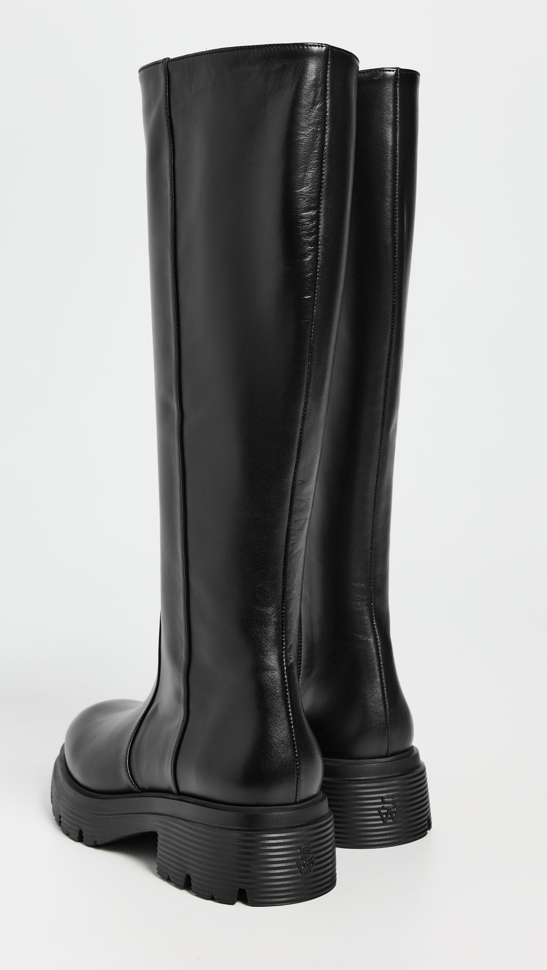 Stuart Weitzman Women's Soho Lite Zip Boots, Black, 7 Medium US