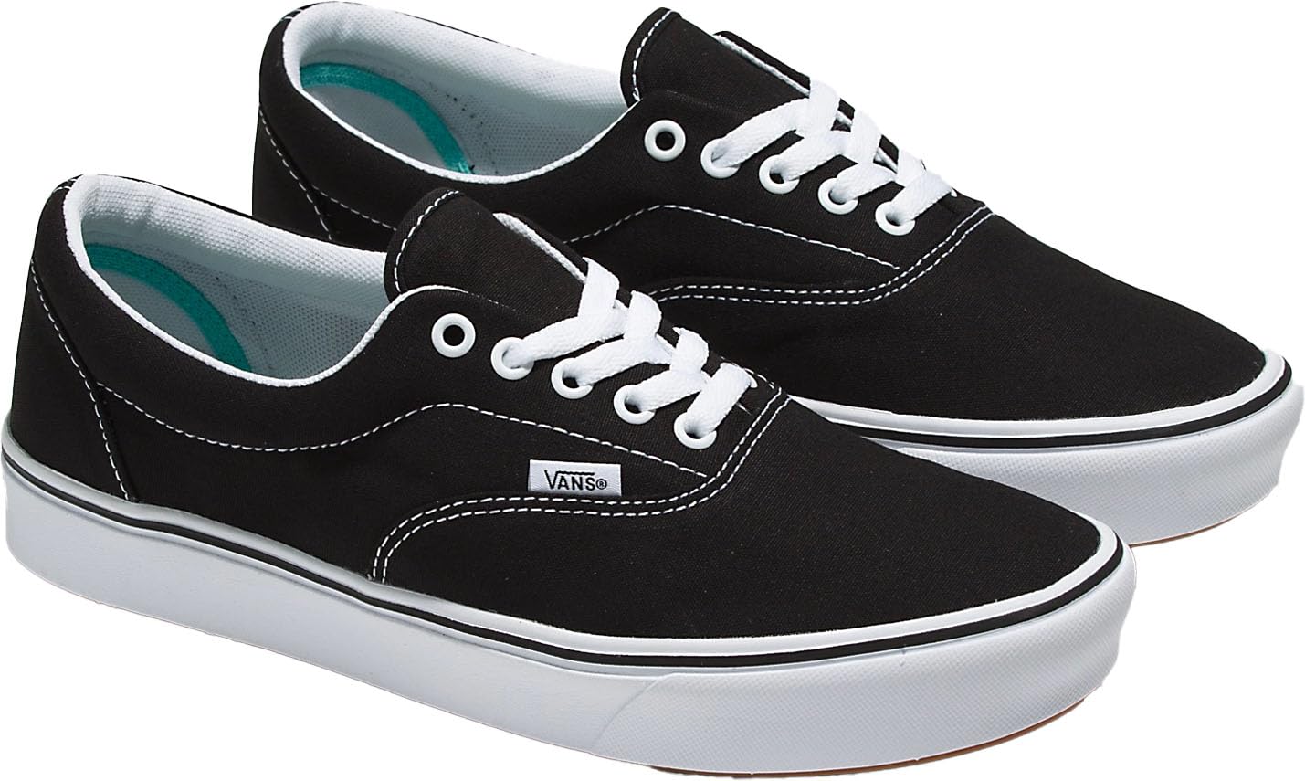 Vans ComfyCush Era (Classic) Black/True White Men's 4, Women's 5.5