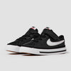 Nike Unisex Kids Court Legacy, Black/White/Gum Light Brown, 7C