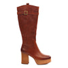 KORK-EASE Women's Becky High Boot, Tan, Size 6.5 M US
