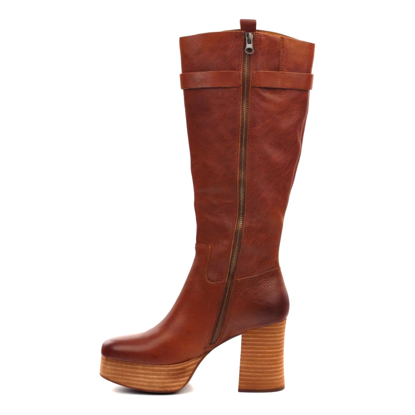 KORK-EASE Women's Becky High Boot, Tan, Size 6.5 M US