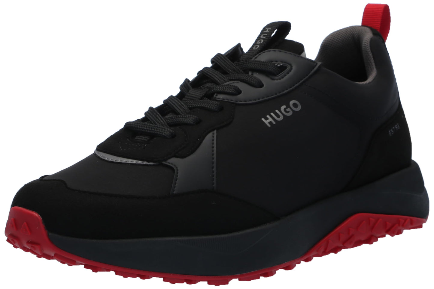 HUGO Running Style Mix Material Sneakers Black Pepper