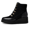 Cole Haan Women's Zerogrand City Wedge Hiker Ankle Boot, Black/Black Waterproof, 8 Wide