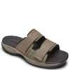 Dunham mens Newport Wf Slide Sandal, Taupe, 10 X-Wide US