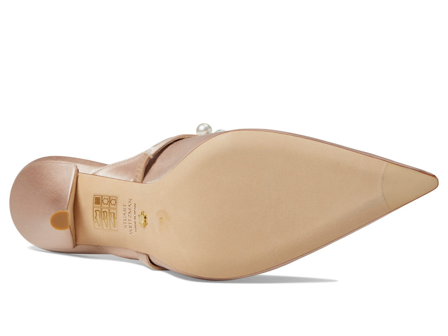 Stuart Weitzman Goldie 100 Mule Adobe 9.5 B