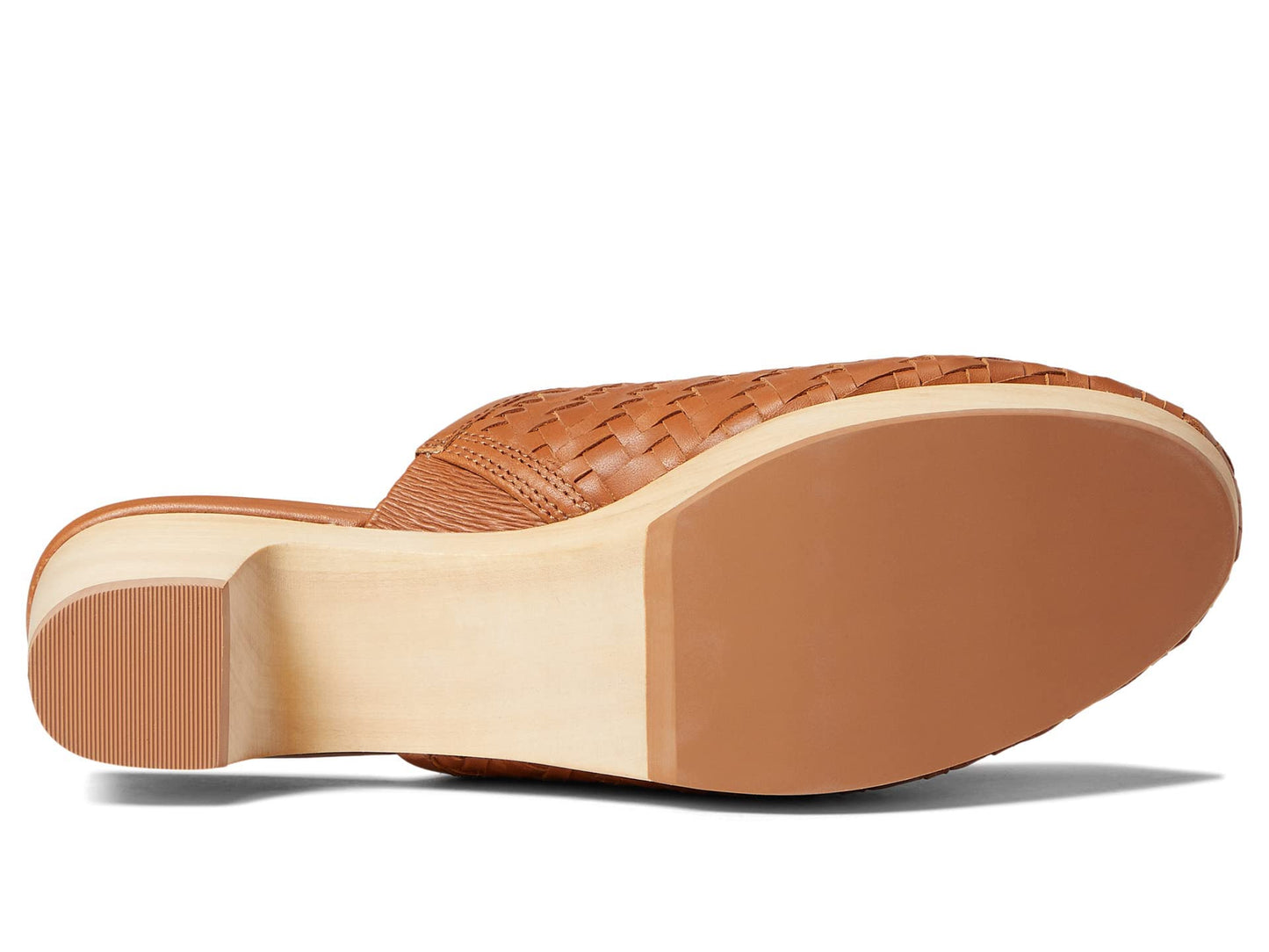 Madewell The Jordyn Clog in Woven Leather Rustic Twig 6.5 M