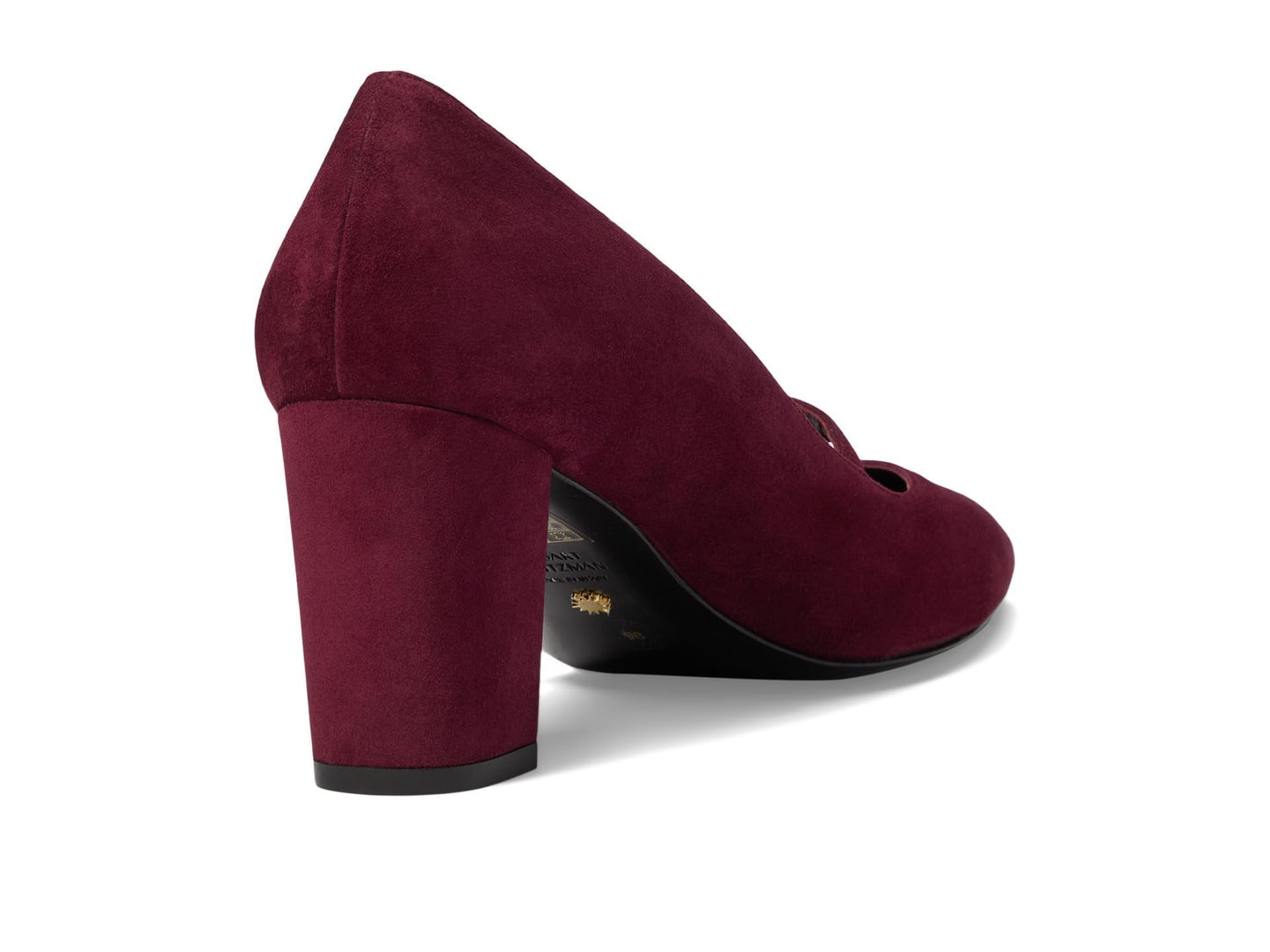 Stuart Weitzman SW 75 Mary Jane Pump Cabernet 8 B