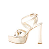 Michael Kors Paola Platform Sandal Pale Gold 8.5 M