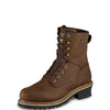 Irish Setter, Mesabi, Men’s, 8", Waterproof, Insulated 600g, Steel Safety Toe, Logger Boot, Brown, 11 D (Medium)