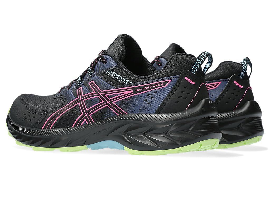 ASICS Women's Gel-Venture 9 Shoes, 9.5, Black/HOT Pink